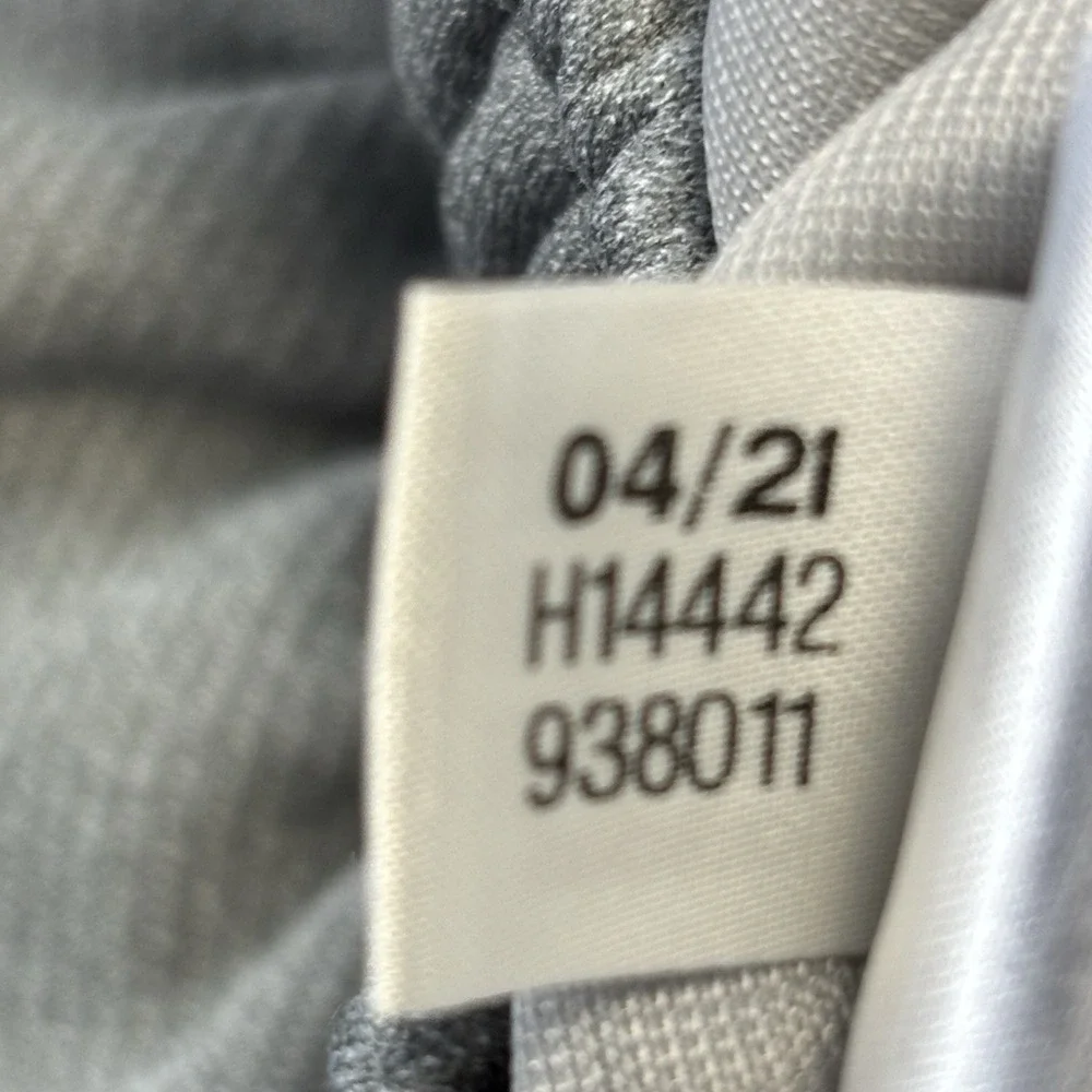 Adidas Aeroready Drawstring Athletic Pants Joggers Small Light Gray White Logo